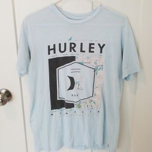 Hurley Light Blue Small T Shirt
